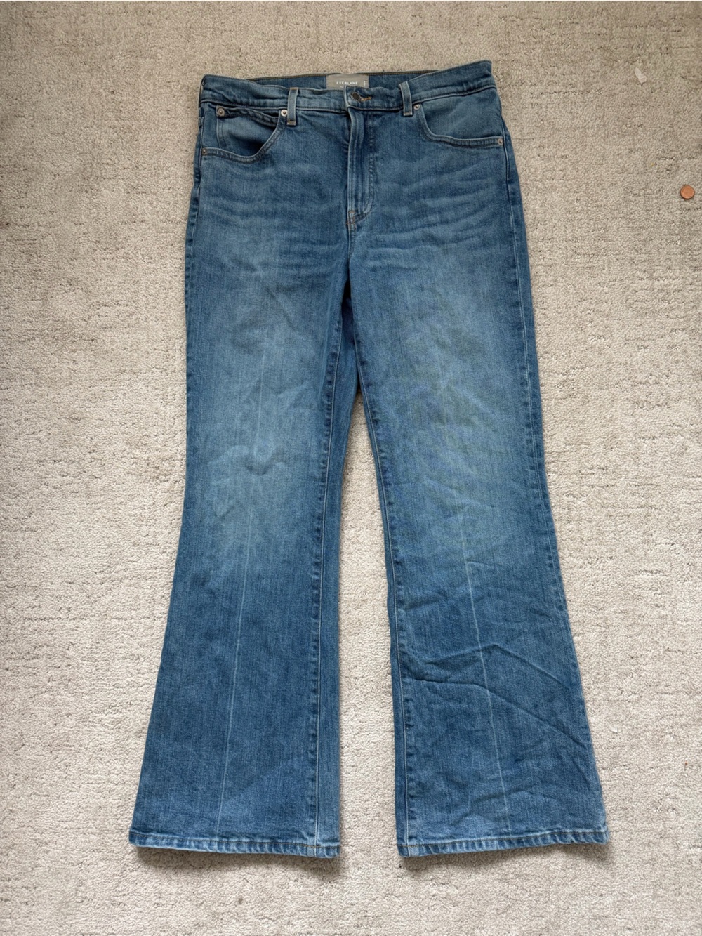 Everlane | Women's Blue Flare Jeans